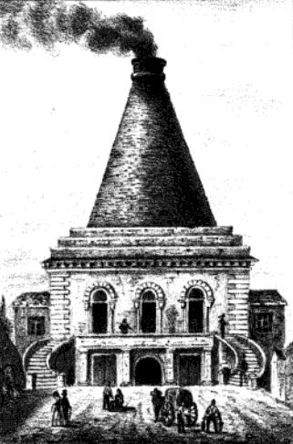 La verrerie Mitchell . Chartrons. 1837