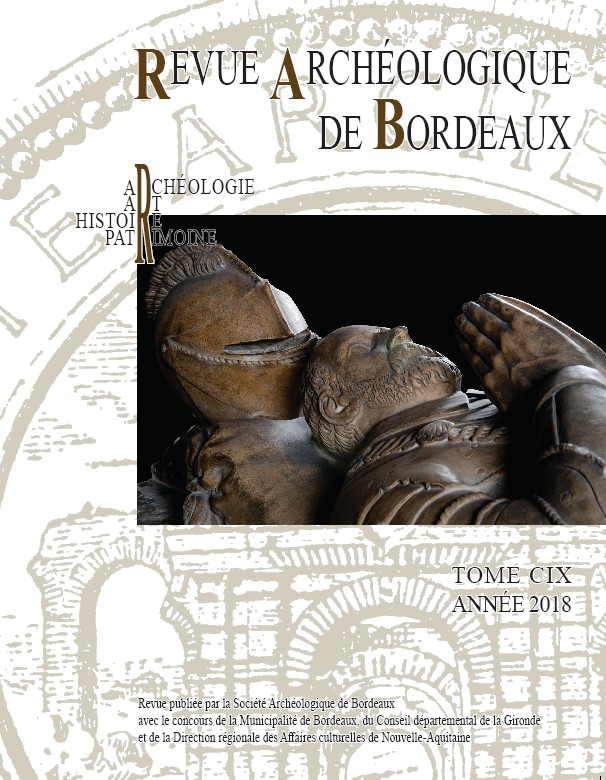 Revue Tome CIX année 2018