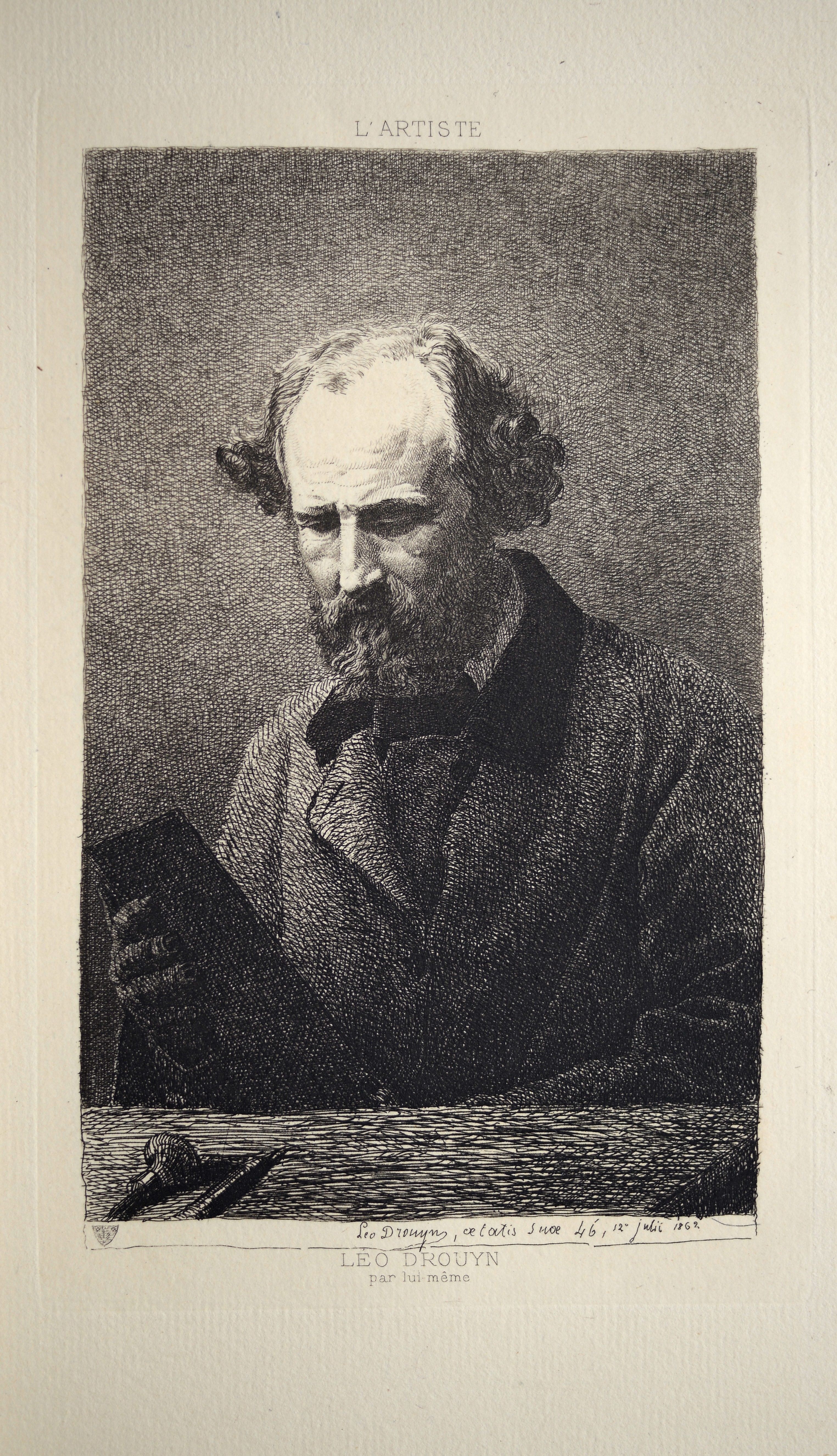 Léo Drouyn, autoportrait.