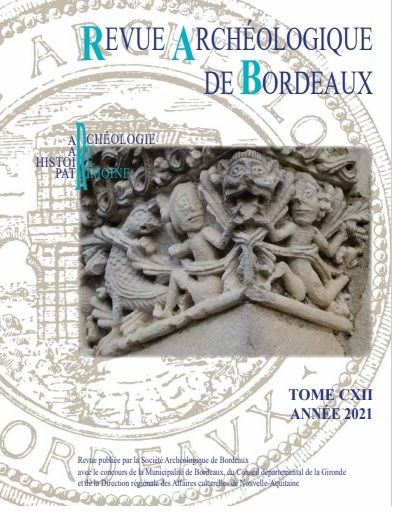Couverture Revue Archéologique de Bordeaux 2021